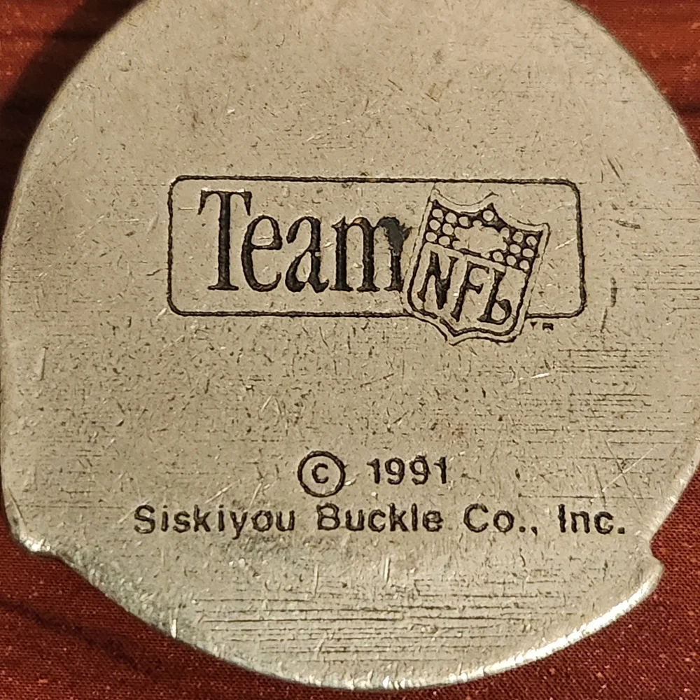 Vintage Seattle Seahawks Pewter Keychain - Picture 3 of 3